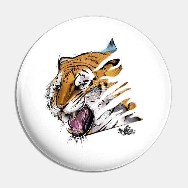 NeoTiger Pin by Wave10