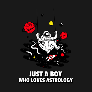Just A Boy Who Loves Astronomy T-Shirt