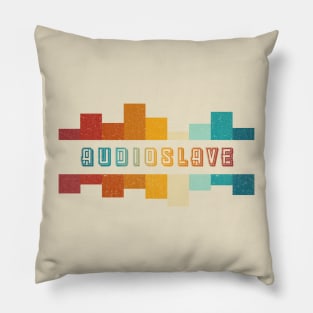 Audio Vintage Distressed Pillow