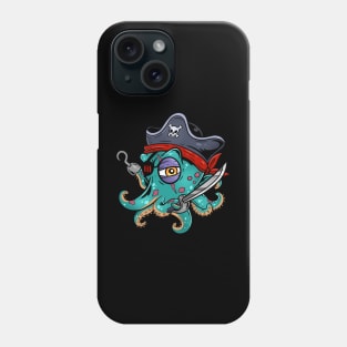 Eight-Armed Adventurer: Pirate Octopus Squid Design Phone Case