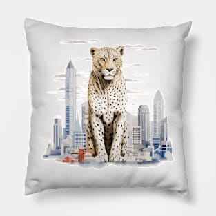 Panther Predator Animal Beauty Nature Wildlife Discovery Pillow