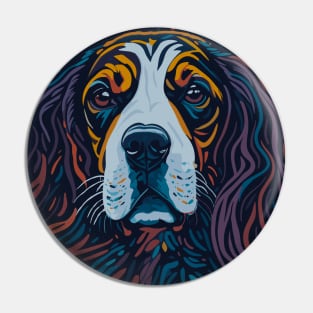 abstract expressionism beagle art Pin