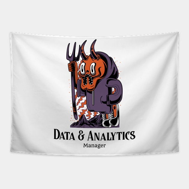 Proud Data & Analytics Manager Tapestry by ArtDesignDE