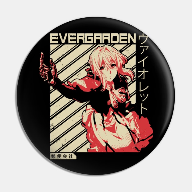 Violet Evergarden Pin by hnmarart