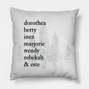 Evermore and Folklore Name List Pillow