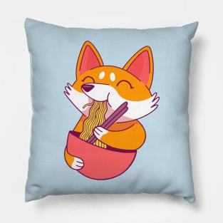 Corgi Ramen Pillow