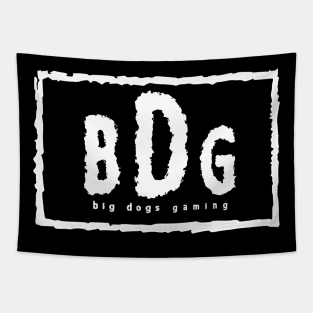 Big Dogs Gaming - B.D.G White Logo Tapestry