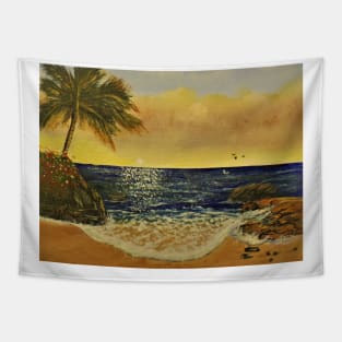 Tropical Island Tapestry