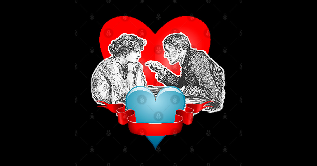 couple arguing - Separation - Sticker | TeePublic
