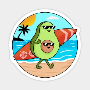 Avocado Beach Magnet