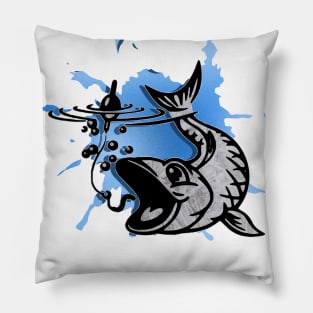 Bass Fishing Fishermen Fish Lovers Pillow