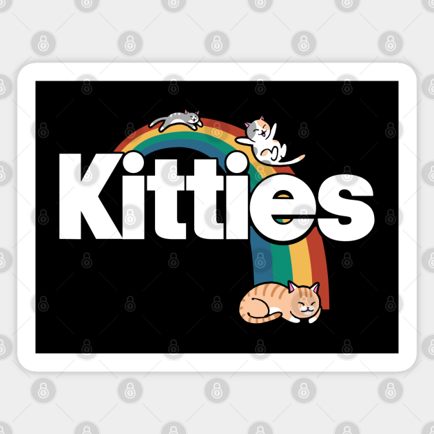 Rainbow Cats - Cats - Sticker