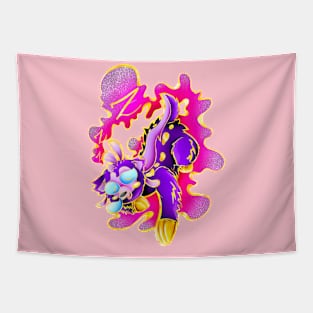 Golden sloth yokai Tapestry