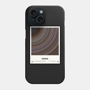 minimal_Speed Abstract Circular  Movie Phone Case