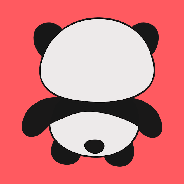 Cute Baby Panda Bear Graphic Illustration by New East 