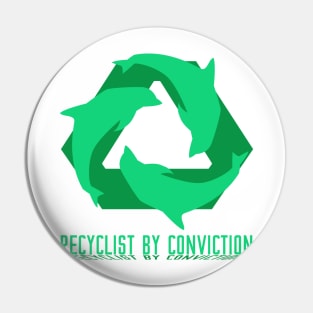 Dolphin, Recycling, Environment, Planet, Ocean Pin