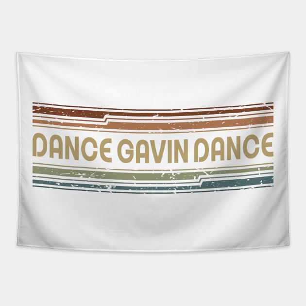 Dance Gavin Dance Retro Lines Tapestry by casetifymask