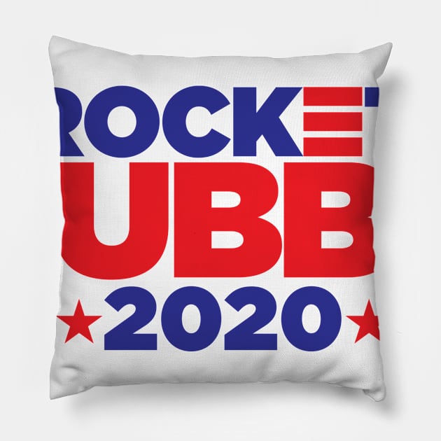 CROCKETT TUBBS 2020 Pillow by MindsparkCreative