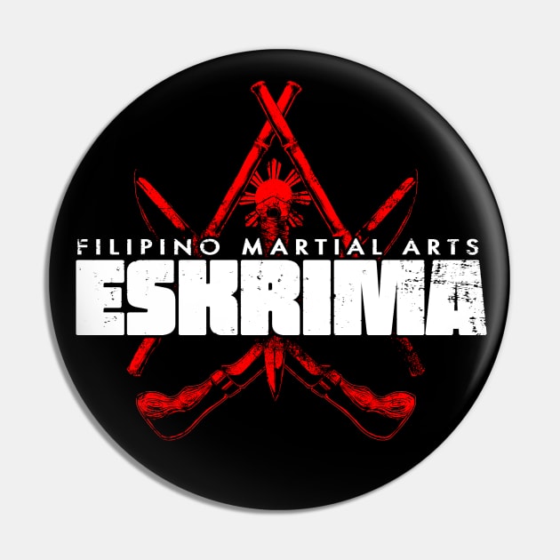 Eskrima Kali Arnis Pin by Black Tee Inc