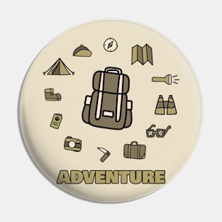 ADVENTURE Travelling Design Pin