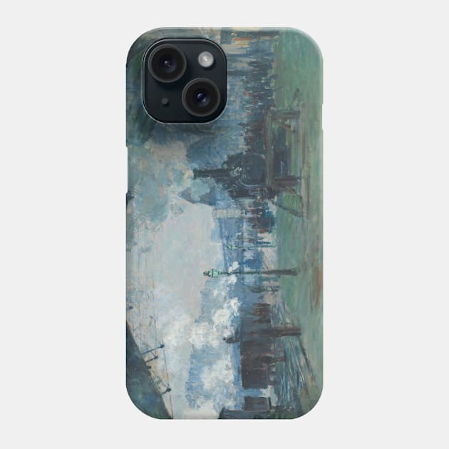 Arrival of the Normandy Train - Claude Monet Phone Case by KargacinArt