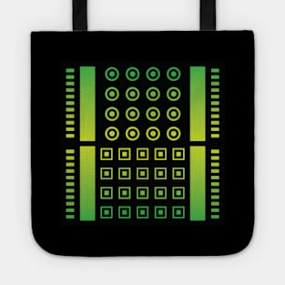 “Dimensional Screen (2)” - V.6 Green - (Geometric Art) (Dimensions) - Doc Labs Tote