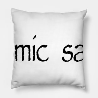 Comic sans Pillow