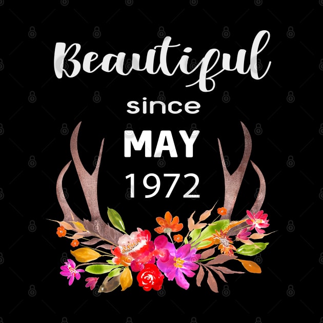 Deer Antler Elk Hunting Flower Horn Beautiful Since May 1972 by familycuteycom