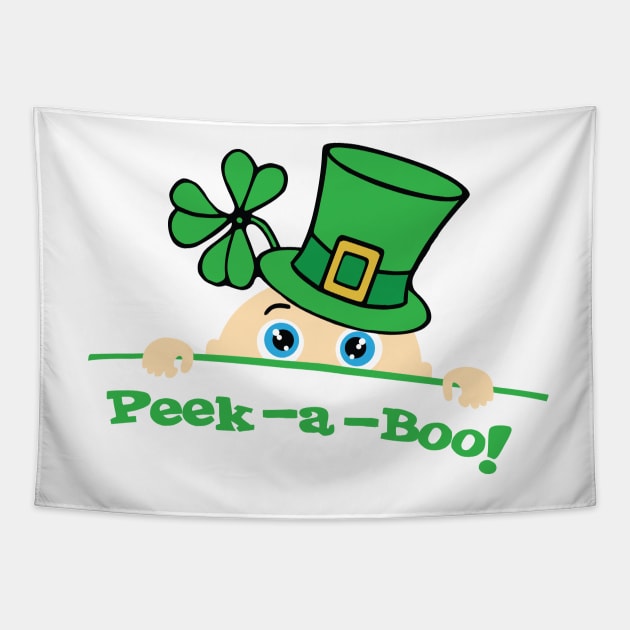 Peek A Boo Irish Tapestry by b34poison