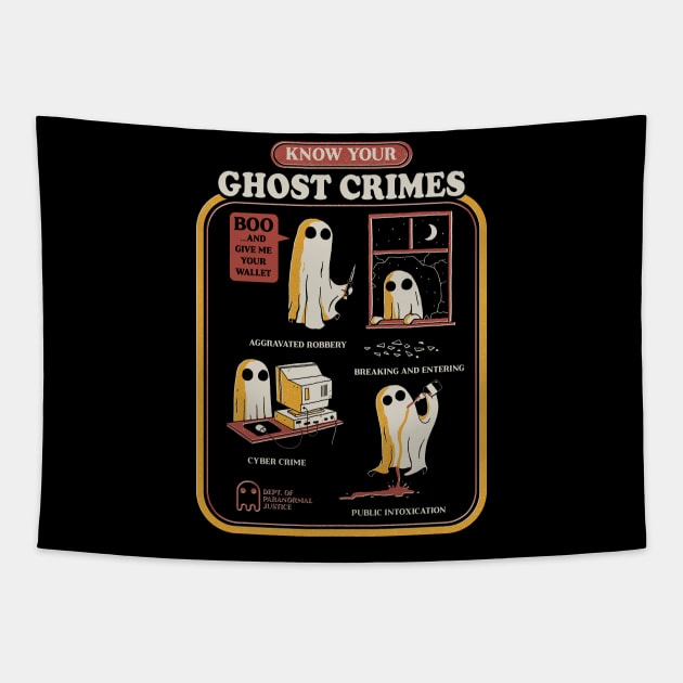 Ghost Crimes Tapestry by DinoMike