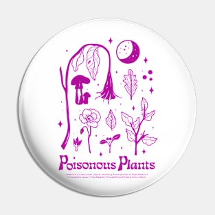 Poisonous Plants Pin