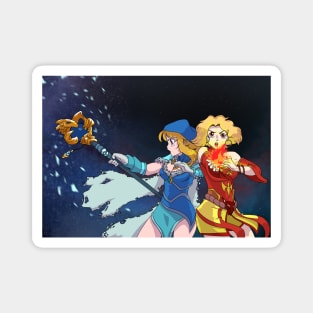 Crystal Maiden and Lina Dota 2 Magnet