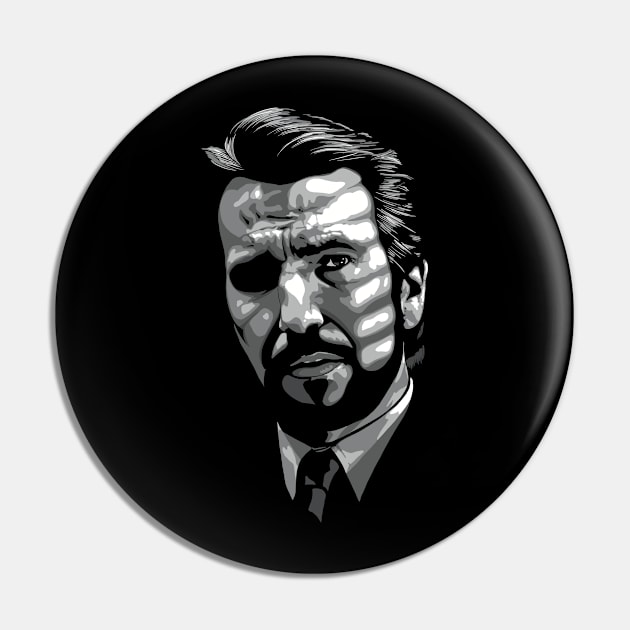 Alan Rickman greyscale Pin by @johnnehill