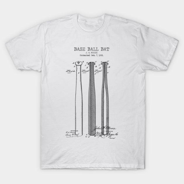 Discover BASEBALL BAT patent - Baseball Bat - T-Shirt