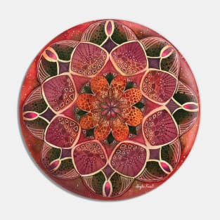 Mandala Flower Pin