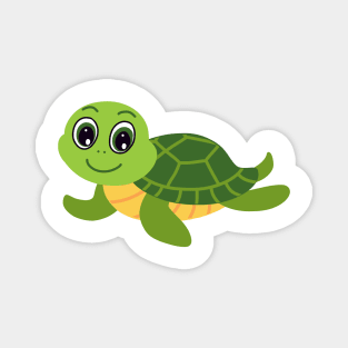 Green Turtle Magnet