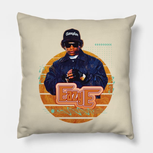 Eazy E \\ Retro Art Pillow by Nana On Here