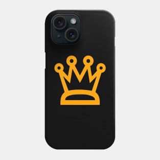 Crown (Black/Orange Phone Case