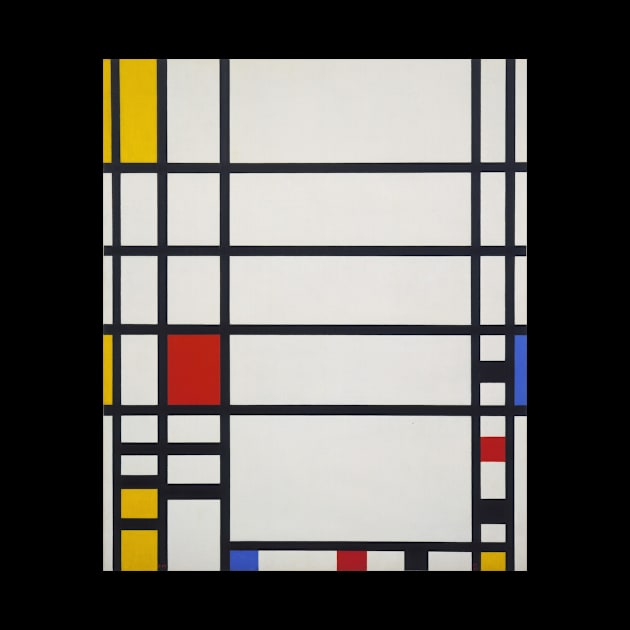 Piet Mondrian-  Trafalgar Square - Abstract Art Pioneer by IceTees