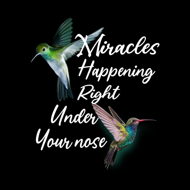 Hummingbird Spiritual Motivational Birds Lovers Gift by YANISOVE