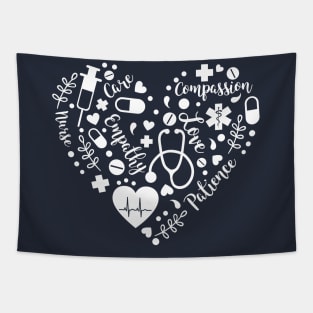 Nurse Heart Tapestry