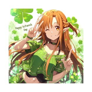 asuna st patricks day T-Shirt