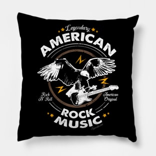 American Rock Music Pillow