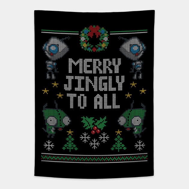 Merry Jingly Tapestry by machmigo