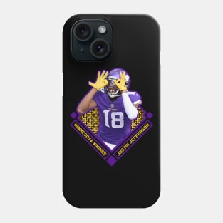 Justin Jefferson Diamond Style Phone Case