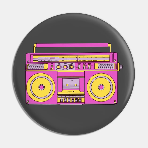 Boom Box Pin by Jeraluna