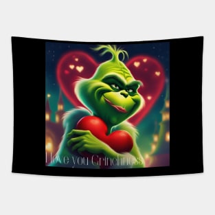 I love you grinchness Tapestry