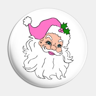 Pink Santa Pin