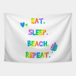 Eat. Sleep. Beach. Repeat. Tapestry