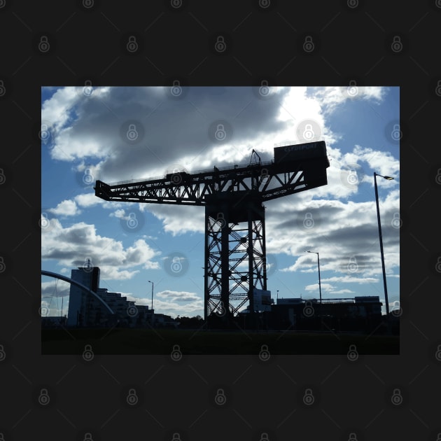 Scottish Photography Series (Vectorized) - Finnieston Crane Glasgow by MacPean